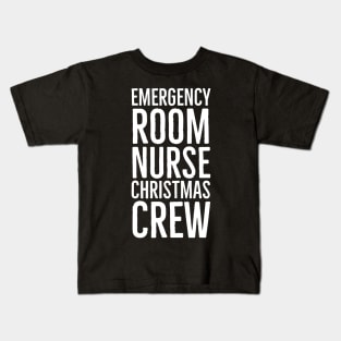 Emergency Room Nurse Christmas Crew Kids T-Shirt